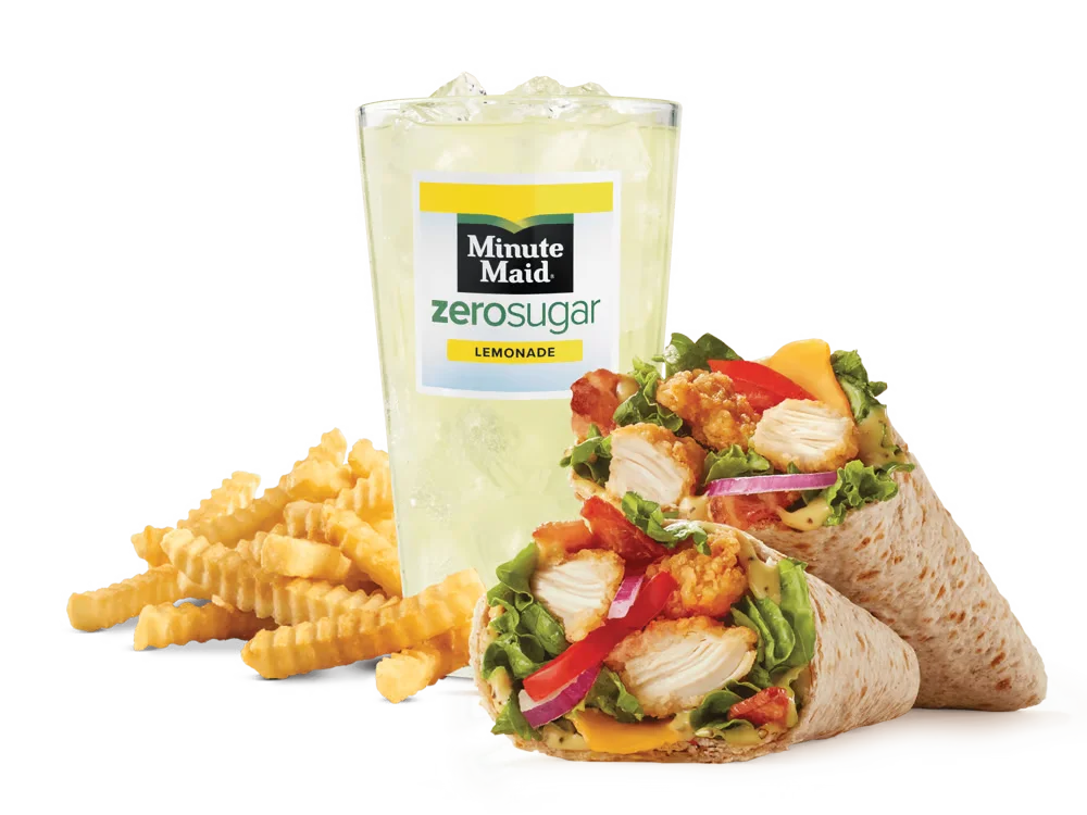 Crispy Chicken Club Wrap Meal